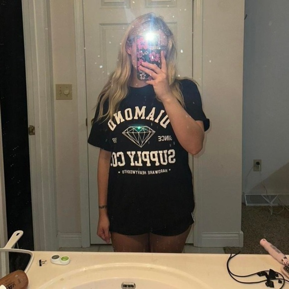 Diamond Supply Co. black T shirt size Large Gently used! good condition